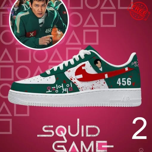 Squid Game Limited Edition Custom Air Force 1 Collection