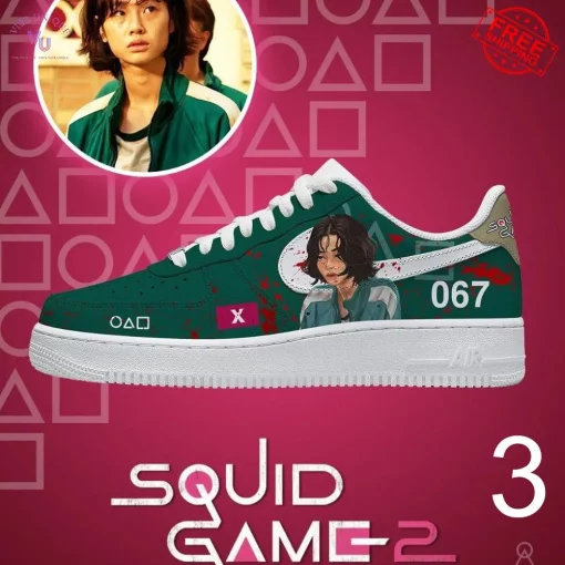 Squid Game Limited Edition Custom Air Force 1 Collection