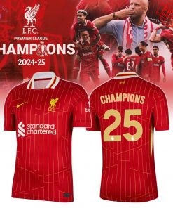 Liverpool FC Premier League Champions 2025 Special Jersey