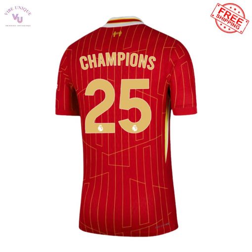 Liverpool FC Premier League Champions 2025 Special Jersey