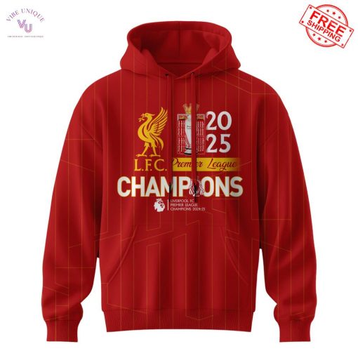 Liverpool Premier League Champions 2025 Limited Hoodie