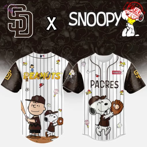 San Diego Padres x Peanuts Night 2025 Limited Edition Jersey
