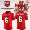 Travis Hunter Jacksonville Jaguars 2025 NFL Draft First Round Pick Alternate Replica Jersey