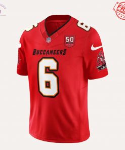Tampa Bay Buccaneers Celebrate 50th Season Special Football Jersey