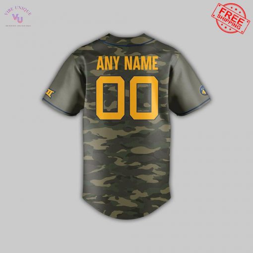WVU Baseball 2025 Armed Force Special Jersey