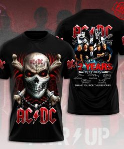 AC/DC 52 Years Anniversary Special Shirt
