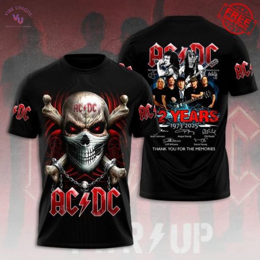 AC/DC 52 Years Anniversary Special Shirt