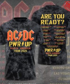 AC/DC North America Tour 2025 Special Merch Collection