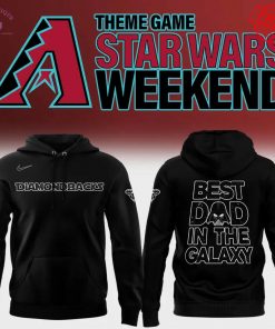 Arizona Diamondbacks Best Dad in The Galaxy Limited Hoodie
