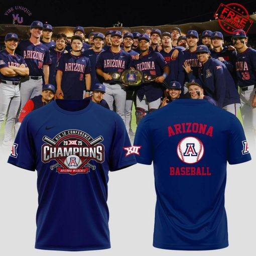 Arizona Wildcats 2025 Big 12 Conference Champions Limited Merch Collection