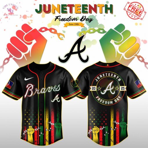 Atlanta Braves x Juneteenth Freedom Day 2025 Special Jersey