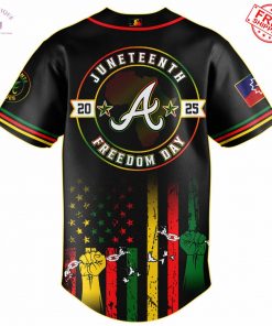 Atlanta Braves x Juneteenth Freedom Day 2025 Special Jersey 3