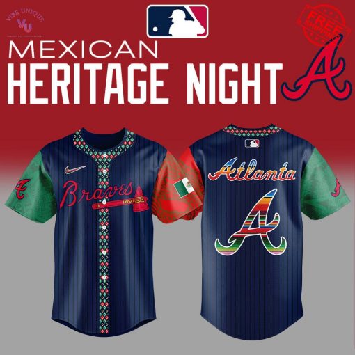 Atlanta Braves x Mexican Heritage Night 2025 Special Jersey