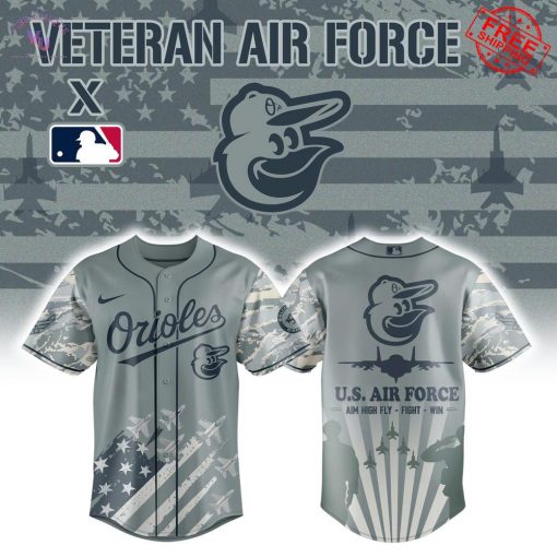 Baltimore Orioles X Veteran Air Force 2025 Special Jersey