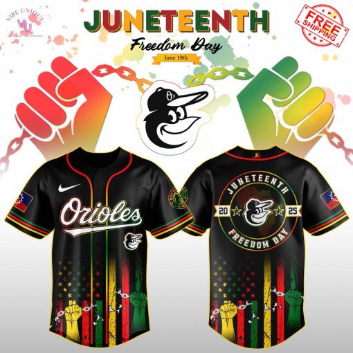 Baltimore Orioles x Juneteenth Freedom Day 2025 Special Jersey