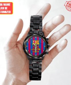 Barcelona FC Unicef Custom Name Special Stanless Steel Watch 3 1
