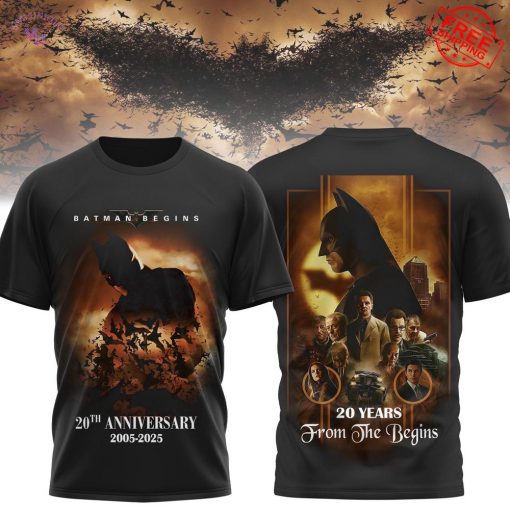 Batman 20 Year Anniversary From The Begins Limited Shirt Collection