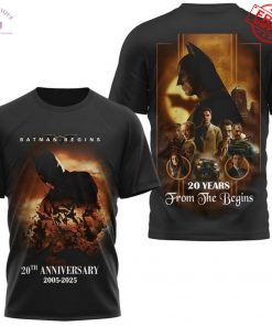 Batman 20 Year Anniversary From The Begins Limited Shirt Colelction 3