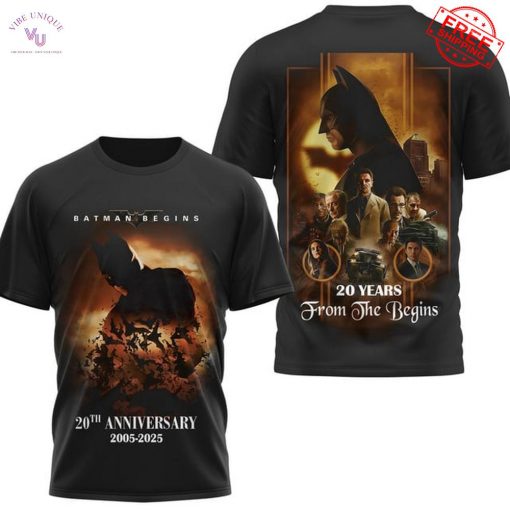Batman 20 Year Anniversary From The Begins Limited Shirt Collection