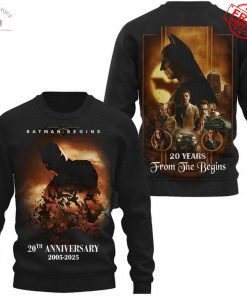 Batman 20 Year Anniversary From The Begins Limited Shirt Colelction 5