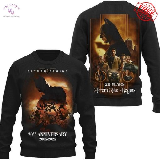 Batman 20 Year Anniversary From The Begins Limited Shirt Collection
