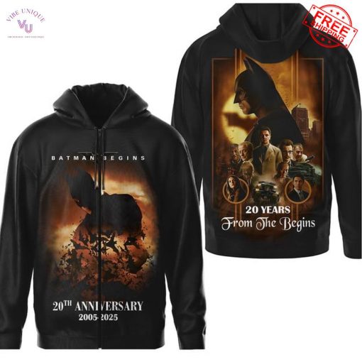 Batman 20 Year Anniversary From The Begins Limited Shirt Collection