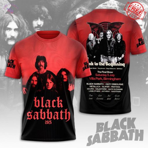 Black Sabbath Back to the Beginning Final Show Limited Merch Collection