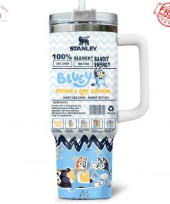 Bluey Fathers Day Edition Custom Name Limited Stanley Tumbler 3