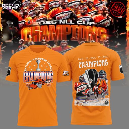 Buffalo Bandits National Lacrosse League Champions 2025 Limited Merch Collection
