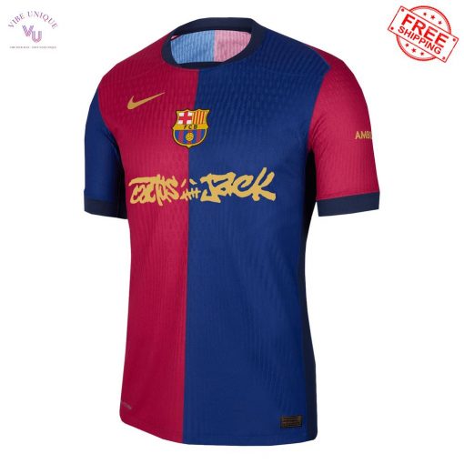 Cactus Jack x Barcelona 2025 Special Football Jersey
