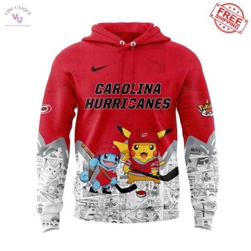 Carolina Hurricanes x Pokemon 2025 Special Hoodie