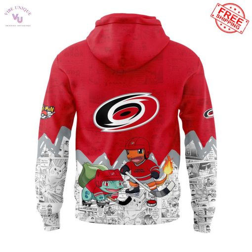 Carolina Hurricanes x Pokemon 2025 Special Hoodie