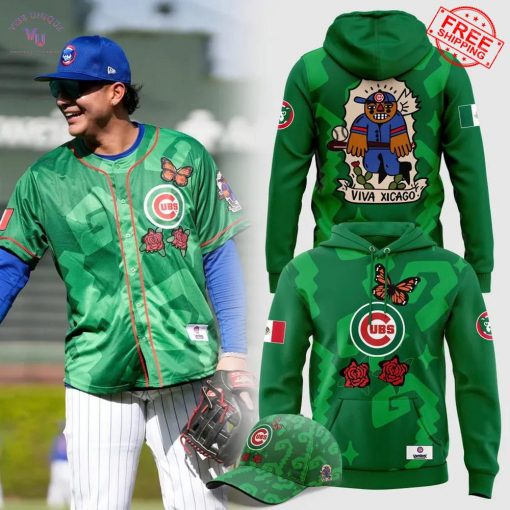 Chicago Cubs Mexican Heritage 2025 Viva Xicago Special Hoodie