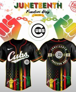Chicago Cubs x Juneteenth Freedom Day 2025 Special Jersey