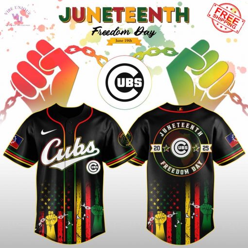 Chicago Cubs x Juneteenth Freedom Day 2025 Special Jersey
