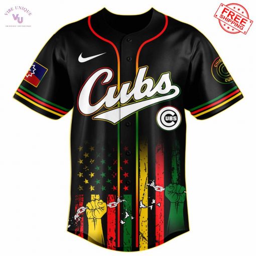Chicago Cubs x Juneteenth Freedom Day 2025 Special Jersey