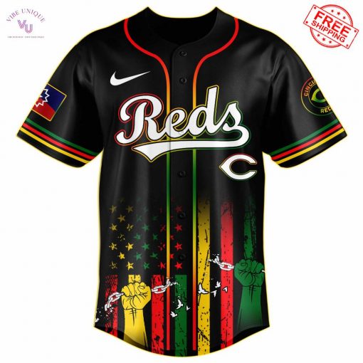 Cincinnati Reds x Juneteenth Freedom Day 2025 Special Jersey