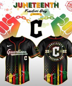 Cleveland Guardians x Juneteenth Freedom Day 2025 Special Jersey