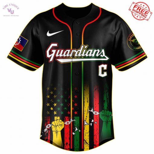 Cleveland Guardians x Juneteenth Freedom Day 2025 Special Jersey