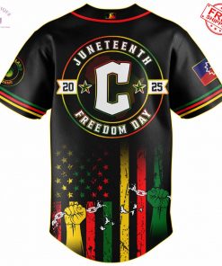 Cleveland Guardians x Juneteenth Freedom Day 2025 Special Jersey 3