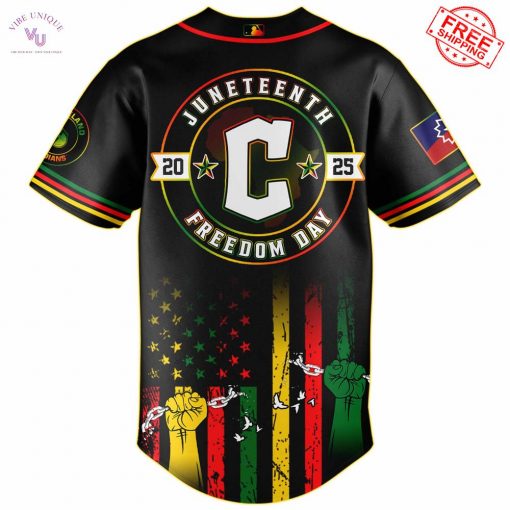 Cleveland Guardians x Juneteenth Freedom Day 2025 Special Jersey
