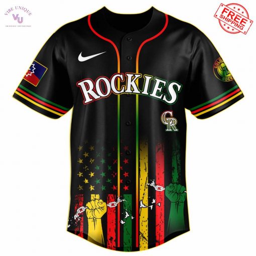 Colorado Rockies x Juneteenth Freedom Day 2025 Special Jersey