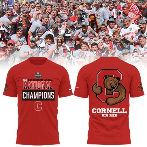Cornell Big Red x Lacrosse National NCAA Champions 2025 Limited Merch Collection