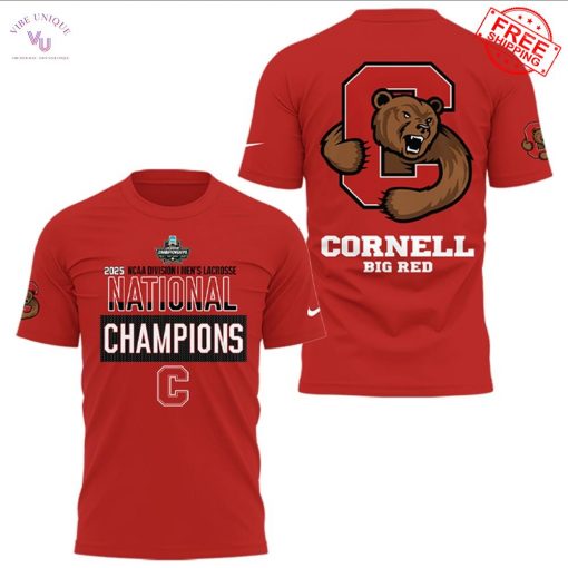Cornell Big Red x Lacrosse National NCAA Champions 2025 Limited Merch Collection