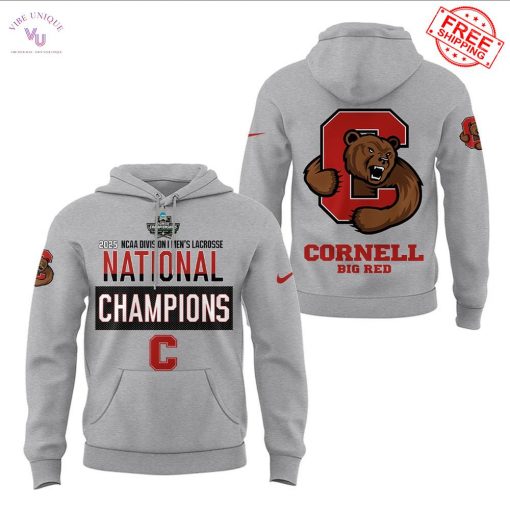 Cornell Big Red x Lacrosse National NCAA Champions 2025 Limited Merch Collection