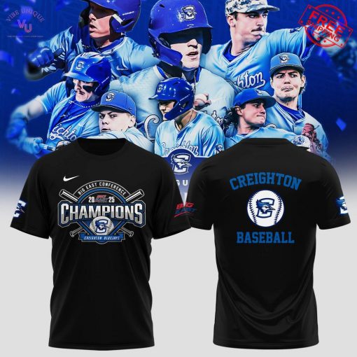 Creighton Bluejays 2025 Big East Conference Champions Limited Merch Collection