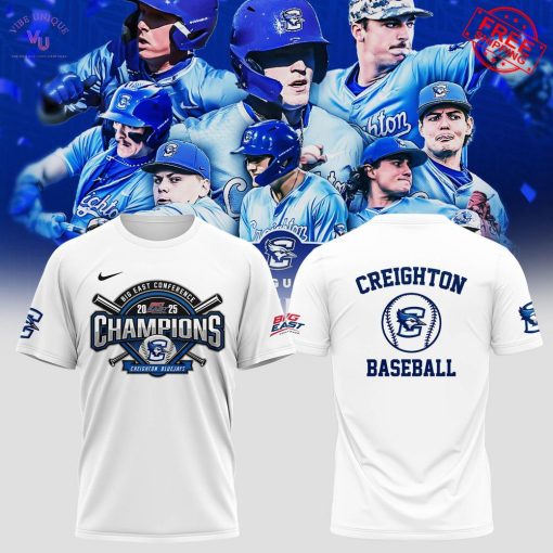 Creighton Bluejays 2025 Big East Conference Champions Limited Merch Collection