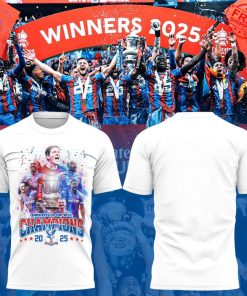 Crystal Palace Emirates FA Cup Champions 2025 Limited T-Shirt