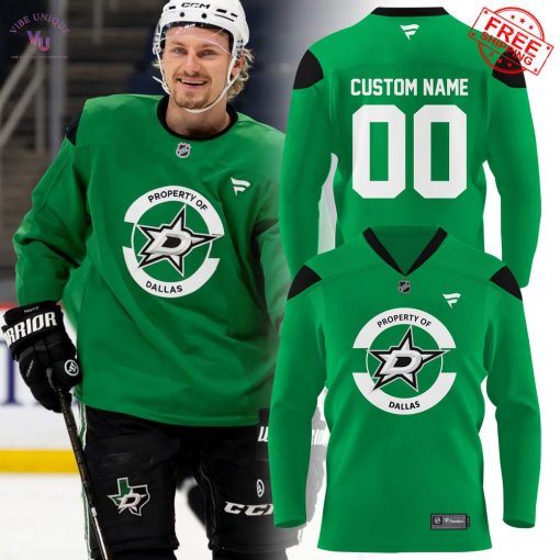Dallas Star Property Of Dallas Custom Name Special Hockey Jersey