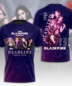 Deadline World Tour 2025 Blackpink In Your Area Limited Shirt Collection